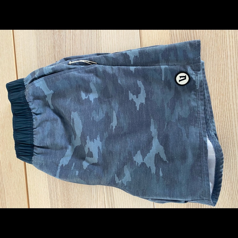 Vuori Blue Camo Athletic Shorts - Picture 2 of 5